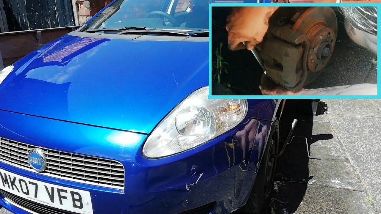 Fiat Punto Grande: Brake And Disk Removal/ Replacment