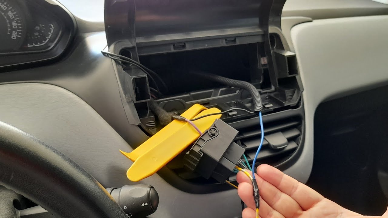 tirando modo economia de energia multimídia Peugeot  208  Citroen etc