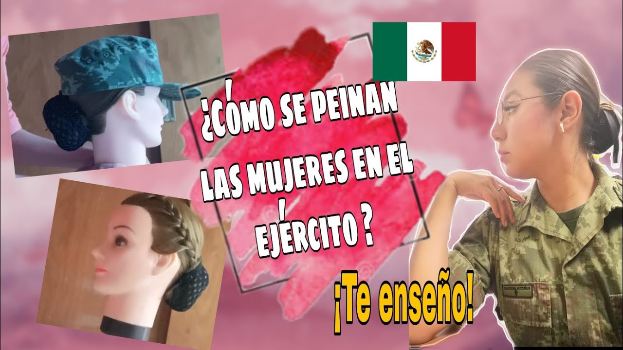 PEINADO MILITAR - 3  Chongos que puedes usar como MUJER MILITAR