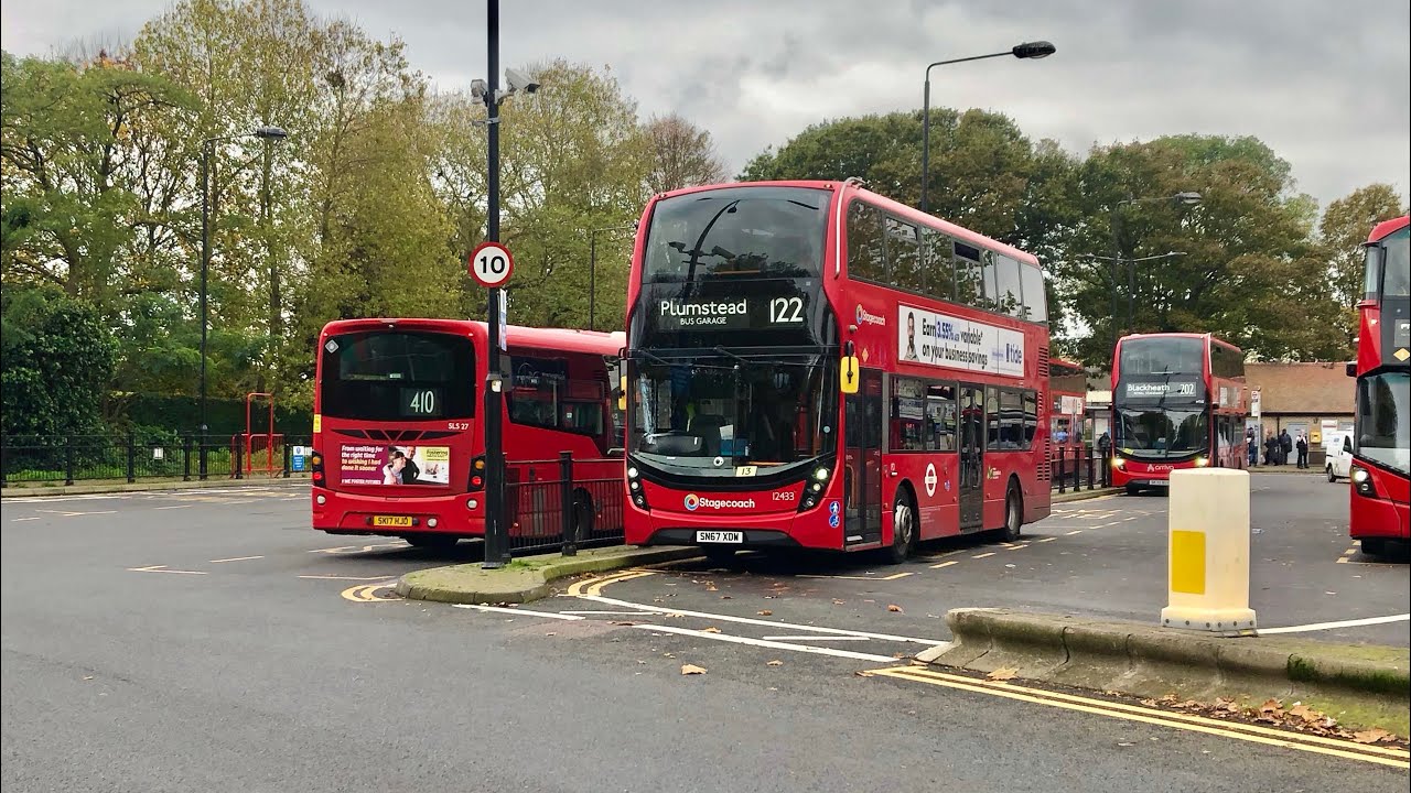 FULL ROUTE VISUAL: Stagecoach London Route 122: Crystal Palace-Plumstead Bus Garage (SN67XDW)