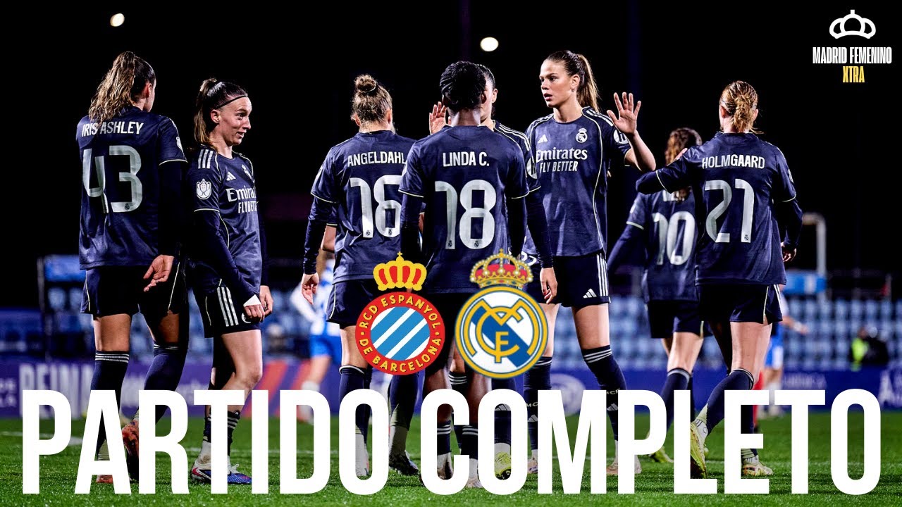 ESPANYOL vs REAL MADRID [20/12/2025] l PARTIDO COMPLETO (Copa de la Reina - Octavos de Final)