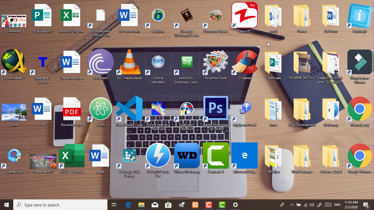 ကွန်ပြူတာရဲ့ Wallpaper ကိုဘယ်လို Changeမလဲ?