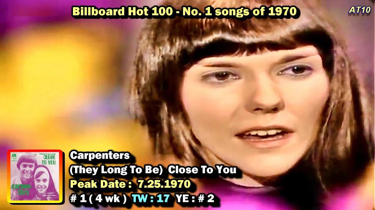 Billboard Hot 100 - No. 1 Songs of 1970  [1080p HD]