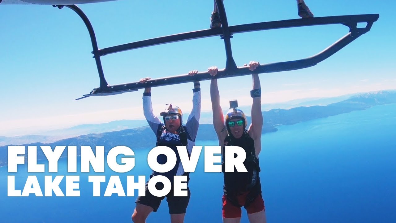 Skydiving Lake Tahoe For A Barge Boogie | Miles Above 3.0