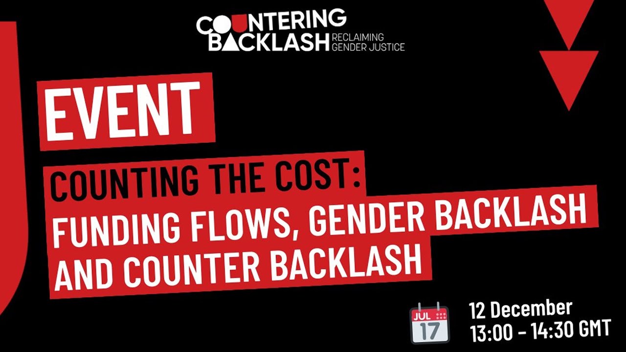 Counting the cost: funding flows, gender backlash and counter backlash