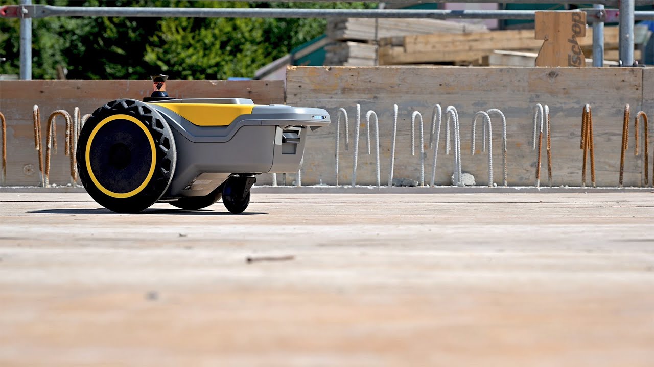 ANLIKER erprobt automatisiertes Anzeichnen auf der Baustelle