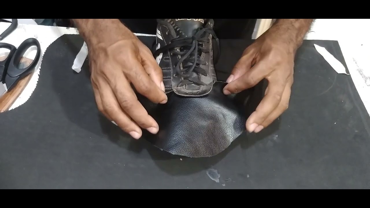 CONSERTO DE CHUTEIRAS REFAZENDO A FRENTE