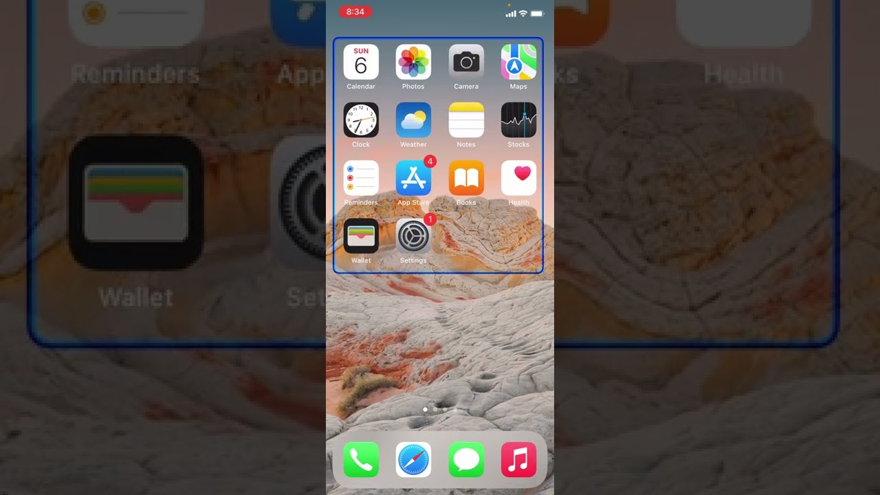 Blue squares on the screen switch control how to shut it off