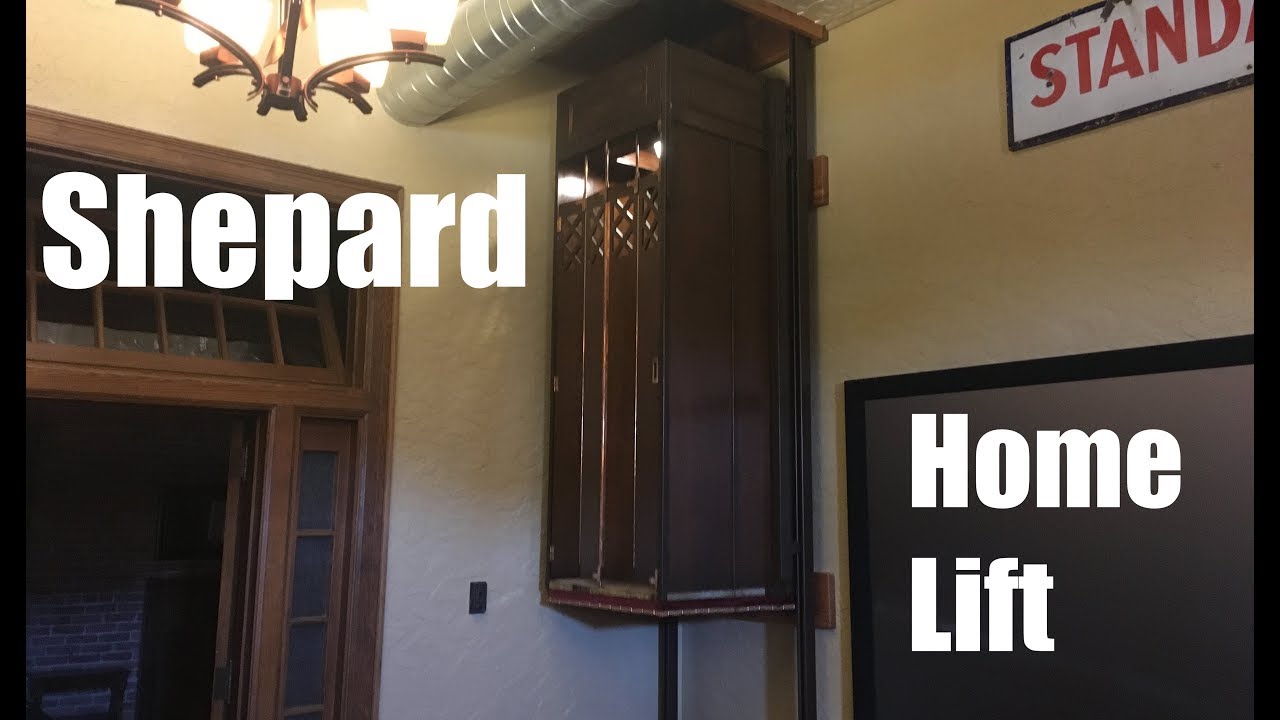 Custom Installed 1936 Shepard Home Lift