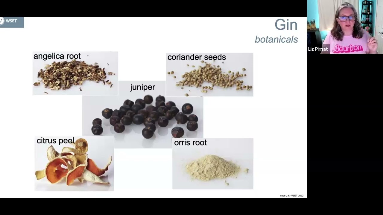 Gin botanicals- WSET Spirits Courses - Napa Valley Wine Academy