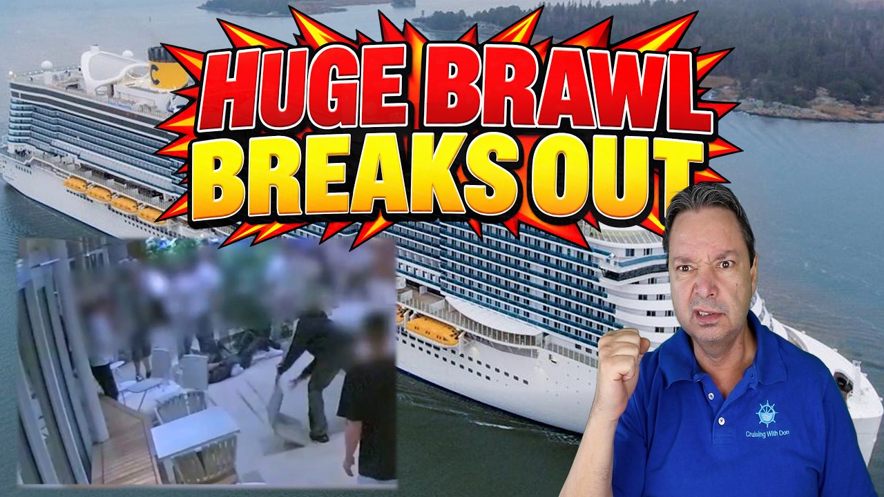 ANOTHER HUGE BRAWL ON A CRUISE SHIP