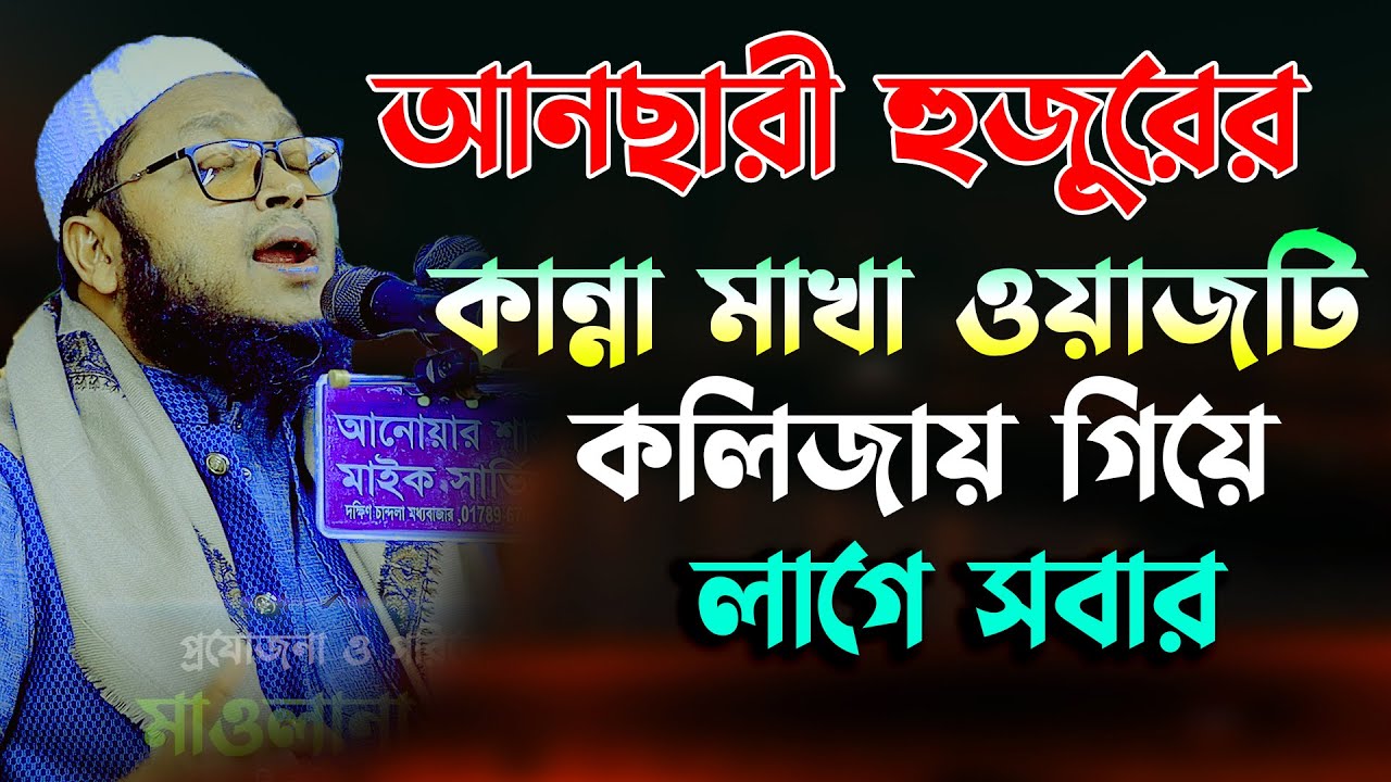 আনছারী হুজুরের কান্না মাখা ওয়াজটি কলিজায় গিয়ে লাগে মাওলানা রায়হান উদ্দীন আনছারী raihan uddin ansari