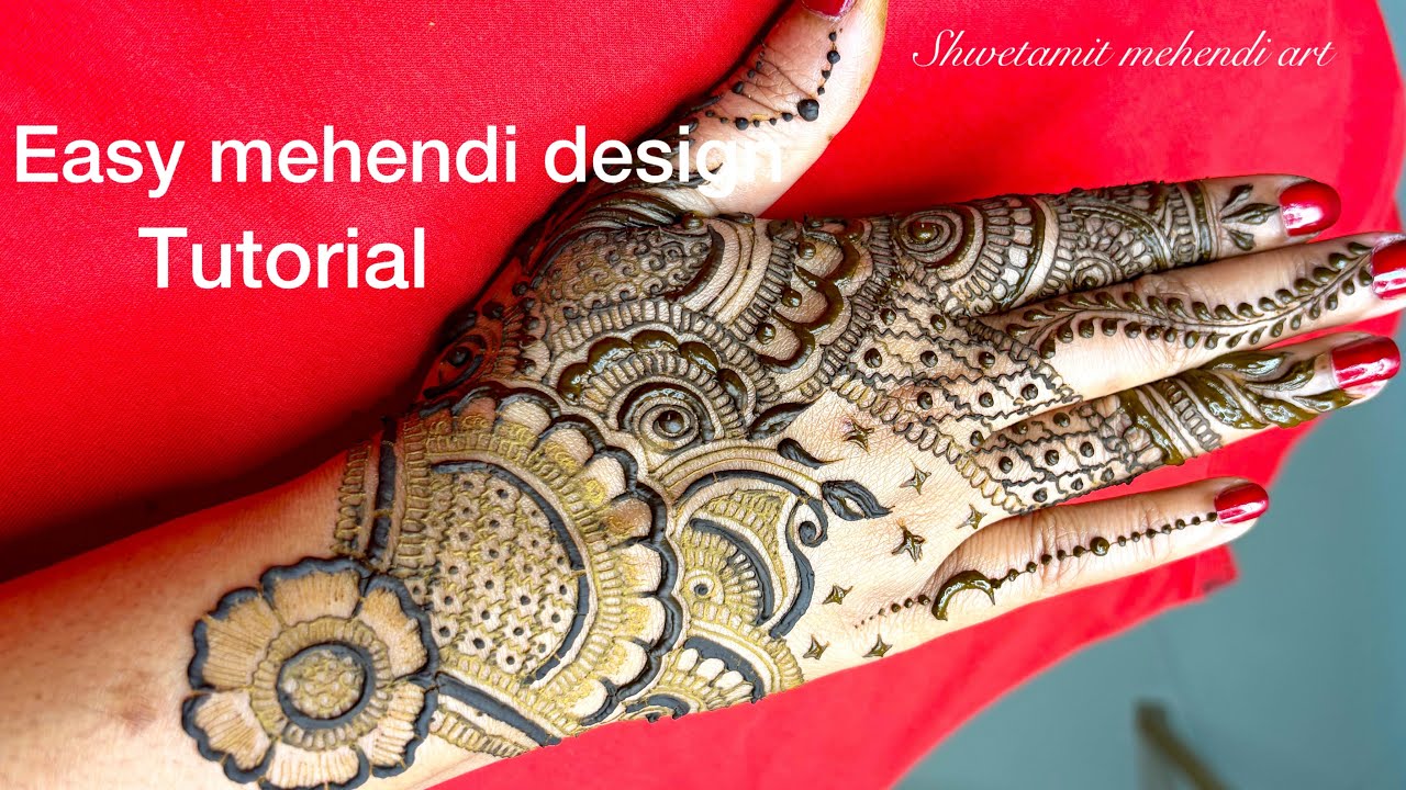 New easy arebic mehendi design,Shwetamit mehendi art 