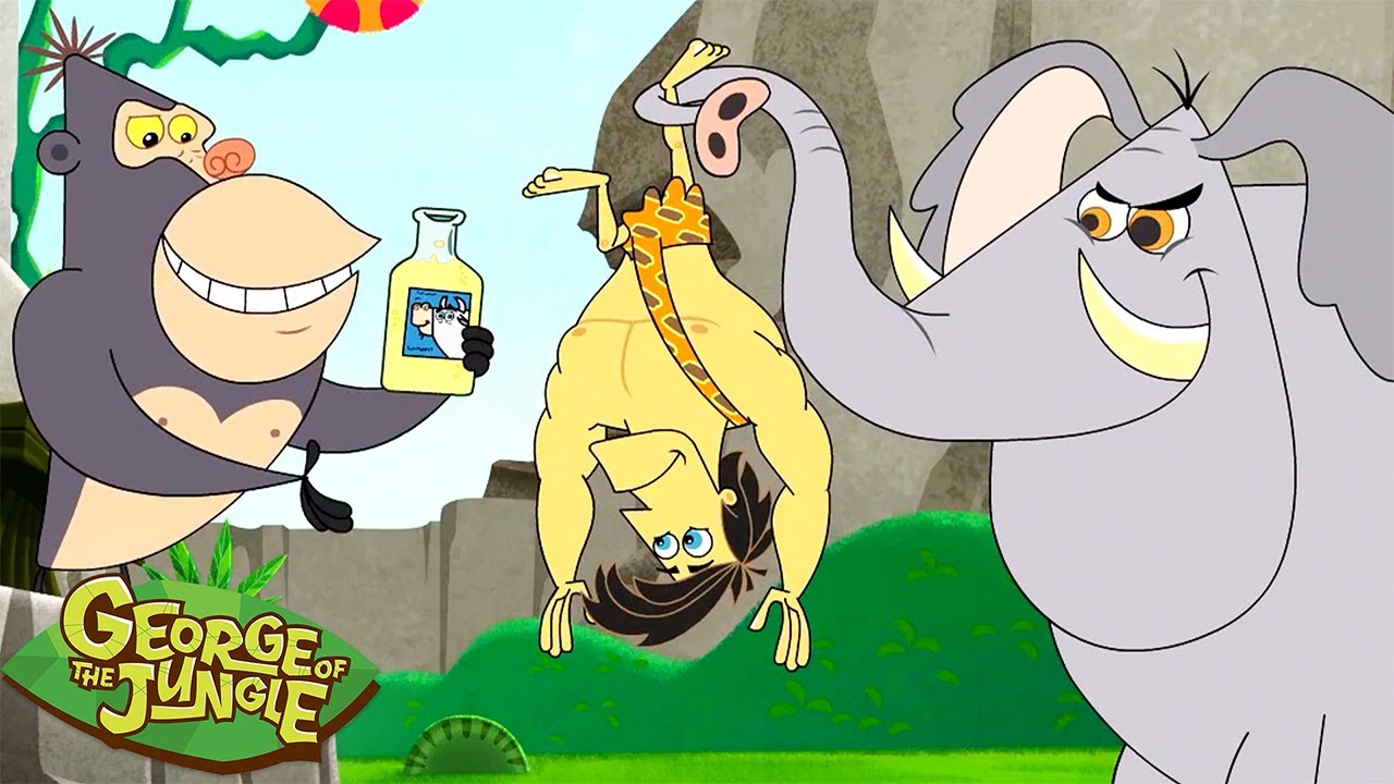 George Gets Greedy! 😱 🥛 | George of the Jungle | 1 Hour Compilation | Cartoons For Kids