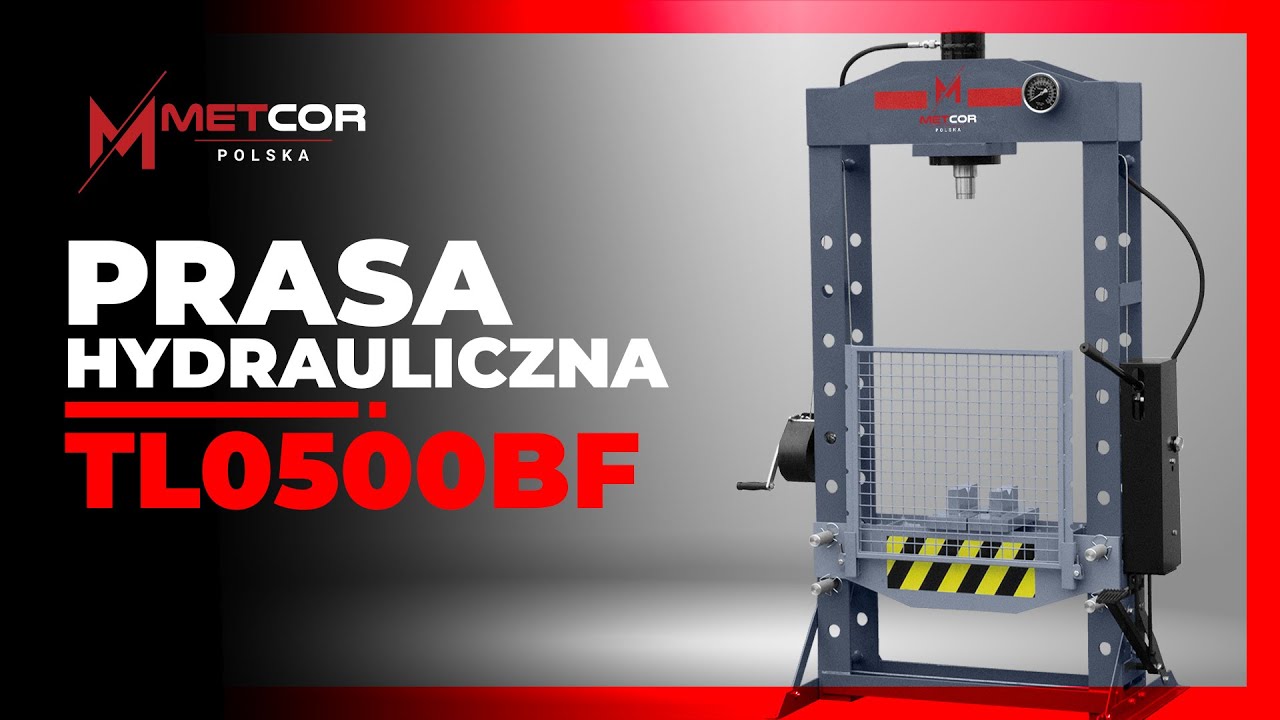 Prasa hydrauliczna 50 ton od Metcor Polska | METCOR TL0500BF | Hydraulic Press 50 ton