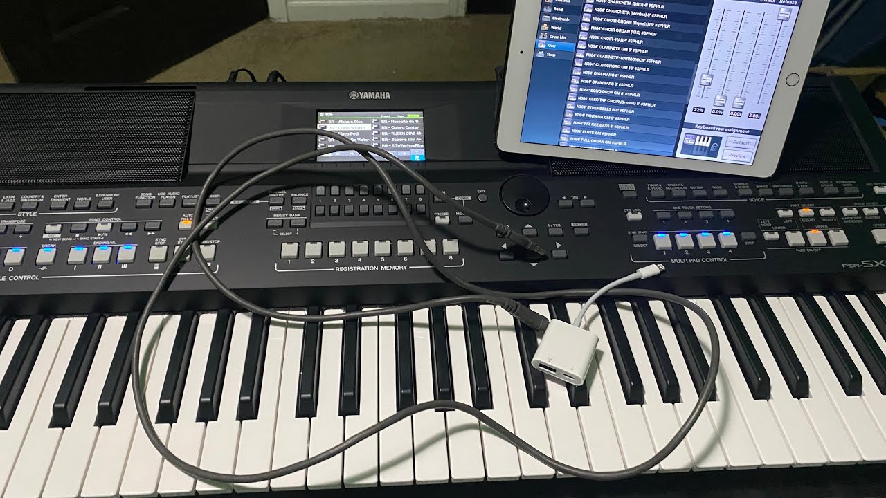 Tutorial,,/// Como conectar tu iPad con tu Yamaha par  sx600