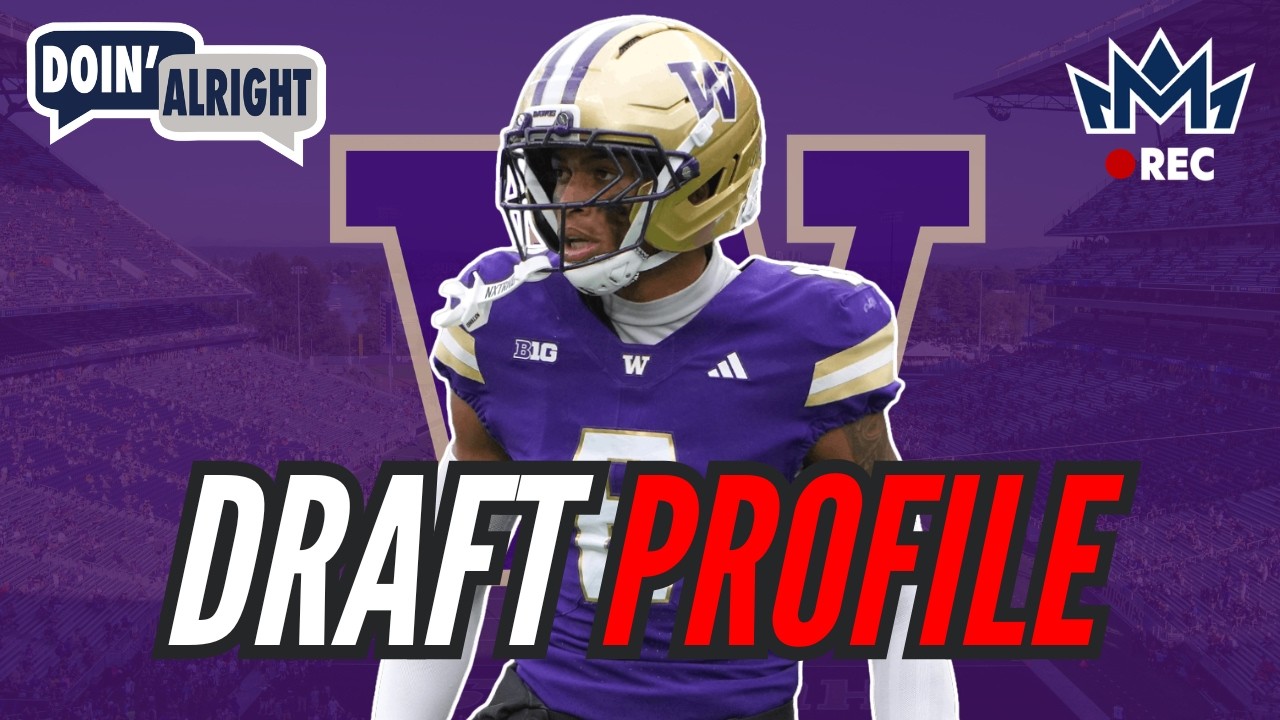 Tacario Davis | Cornerback | Washington &ndash; VOCH LOMBARDI & BRYAN BROADDUS DRAFT PROFILE 👑