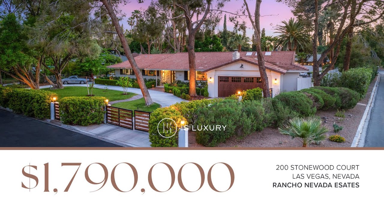 200 Stonewood Court | Rancho Nevada Estates | IS LUXURY