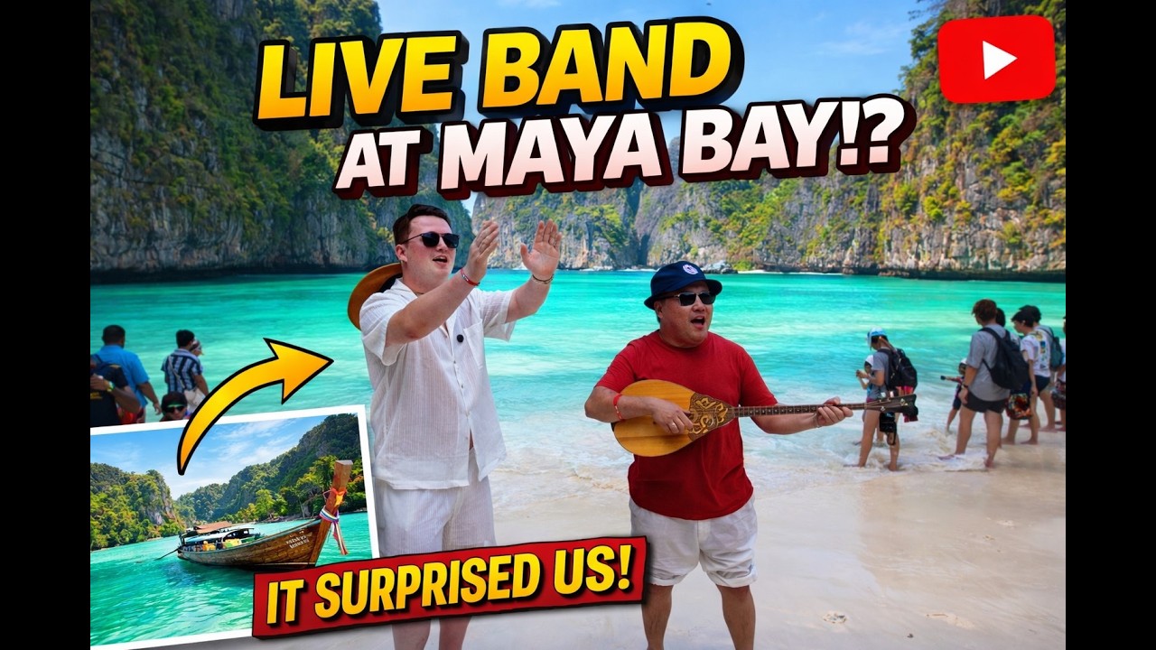 We went island hopping... and found THIS at Maya Bay!!