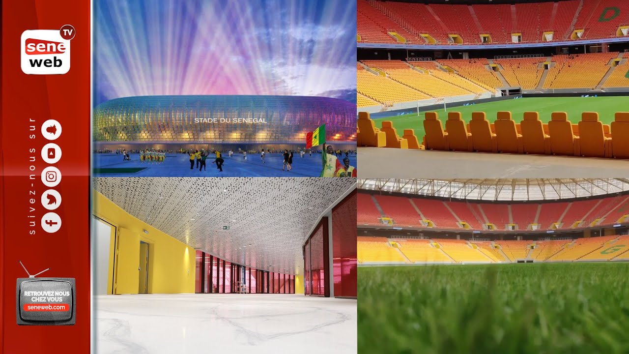Visite guidée au Stade Me Abdoulaye Wade de Diamniadio: voir les merveilles de l’infrastructure