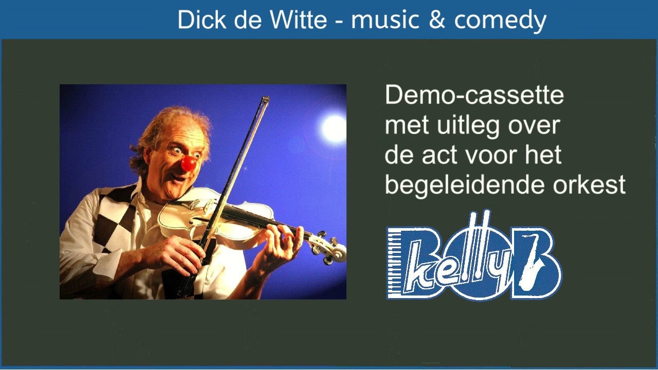 Dick de Witte - music & comedy demo cassette