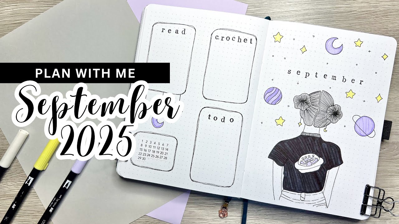 PLAN WITH ME || September 2025 Bullet Journal Setup