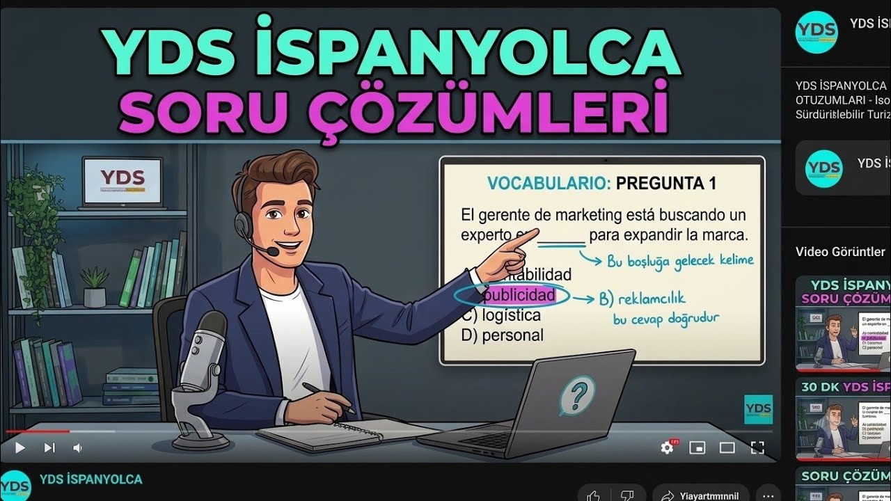 YDS İSPANYOLCA SORU ÇÖZÜMLERİ (6)