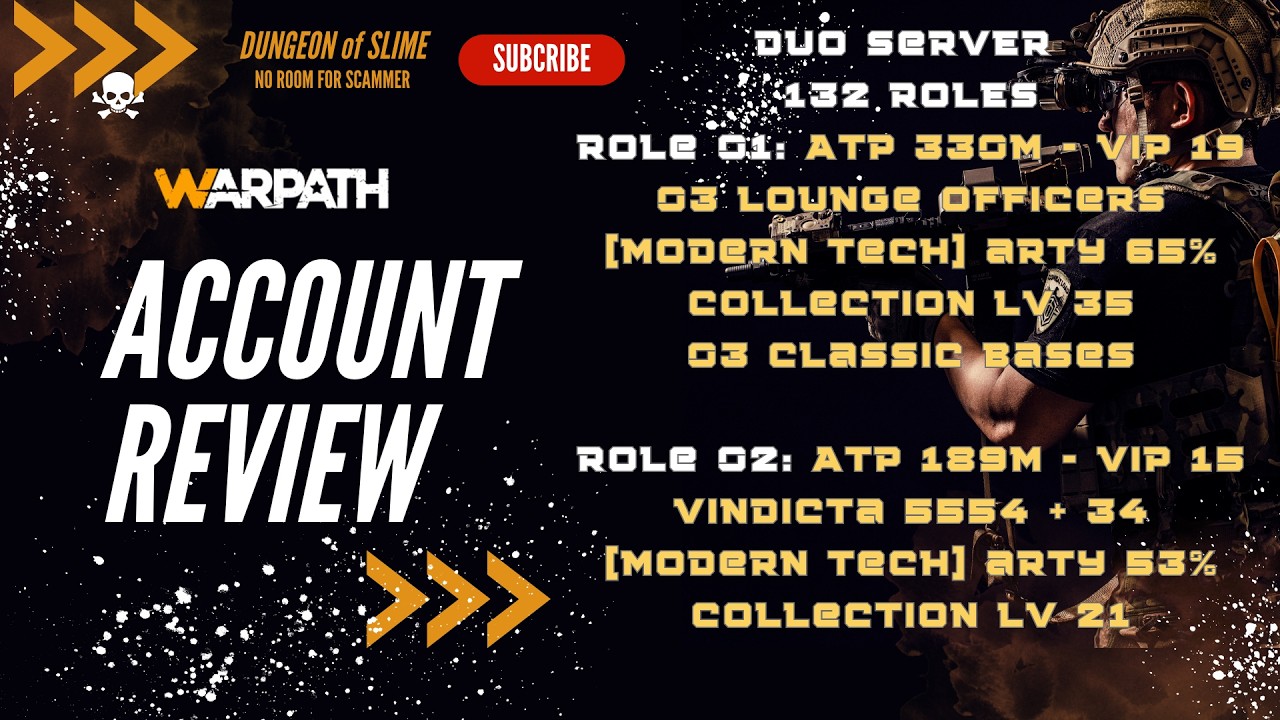 Duo Server 132 Roles ( ATP 330m and 189m ) 3 LOUNGE OFFICERS - COL LV 35 - 03 CLASSIC BASES