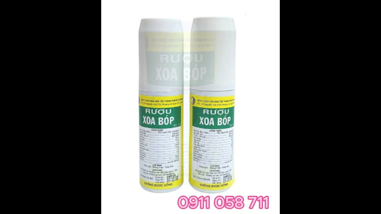 Rượu xoa bóp – Viện Y Dược học Dân tộc