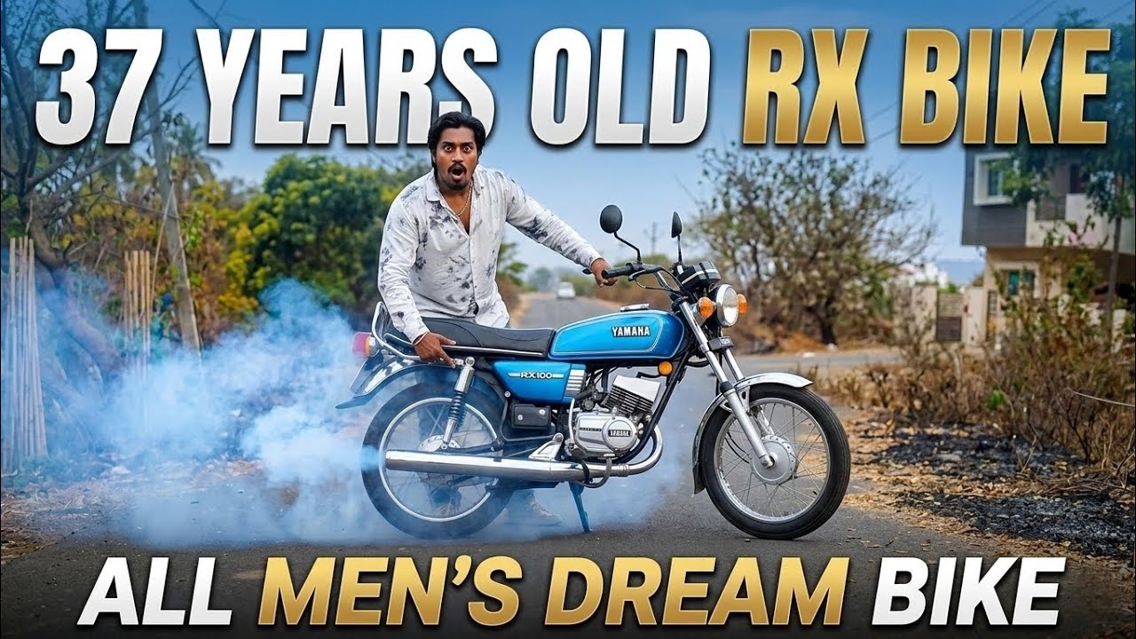 37 Years Old & Still Smoking! 💨 Yamaha RX 100 Review & Ride. All men dream 