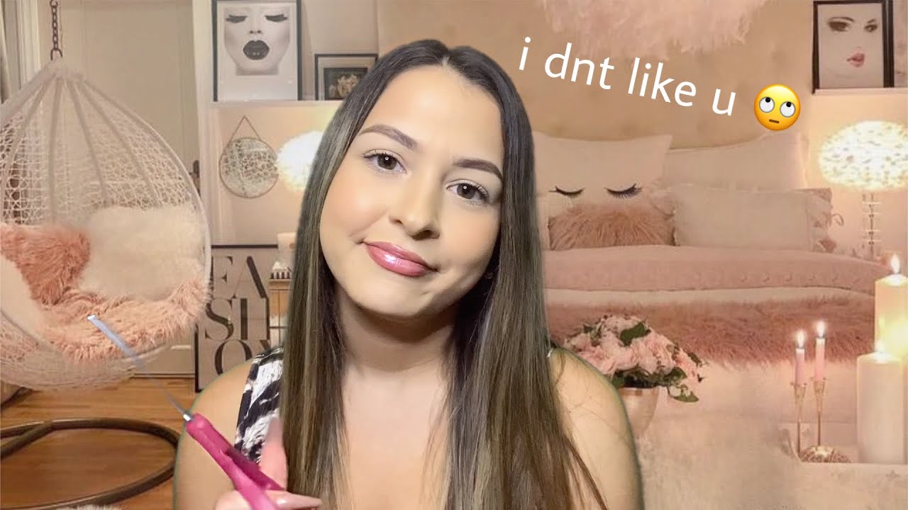 ASMR Toxic friend gives you a fast haircut👀✂️