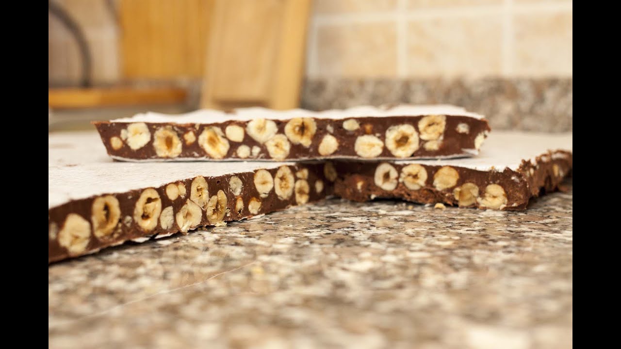 Torrone morbido al cioccolato e nocciole (buonerrimo ^_^) - ricetta anche per torrone bianco