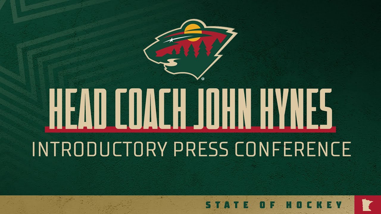 Bill Guerin Introduces New Head Coach John Hynes