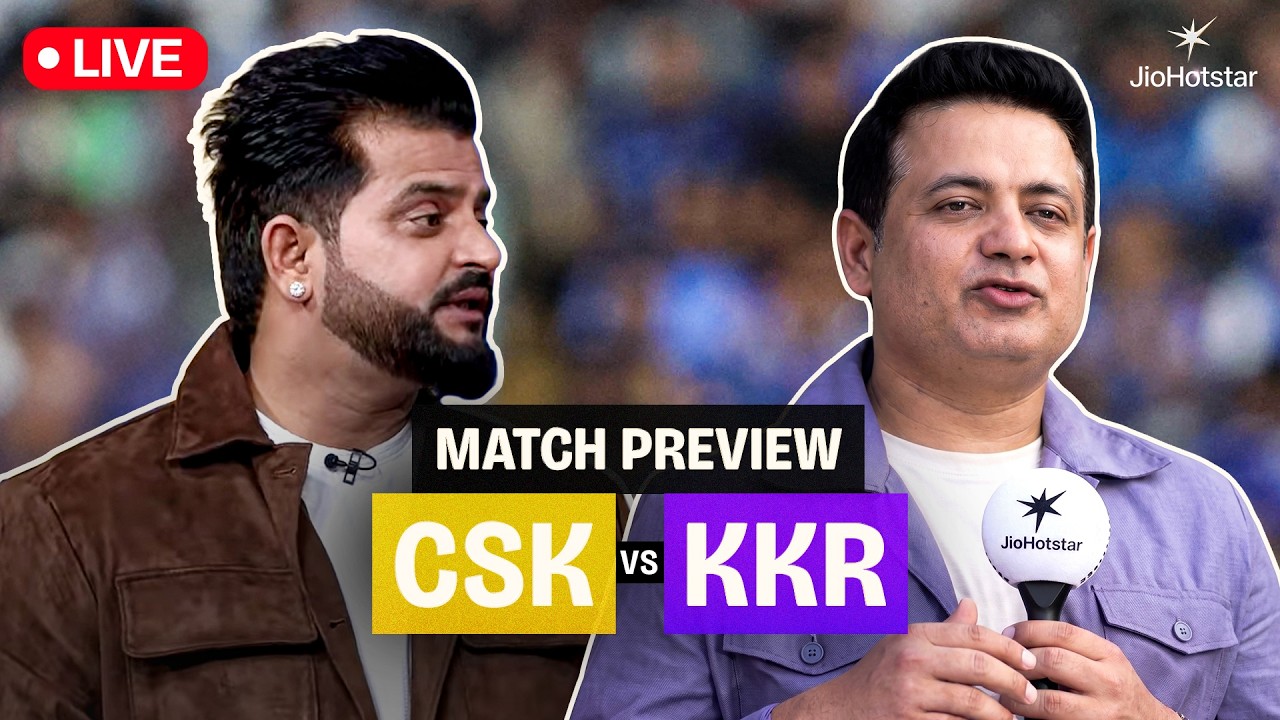 #CSK vs #KKR | Match Preview LIVE | Yellow Army vs Knight Riders in #IPLRivalryWeek | #TATAIPL 2026
