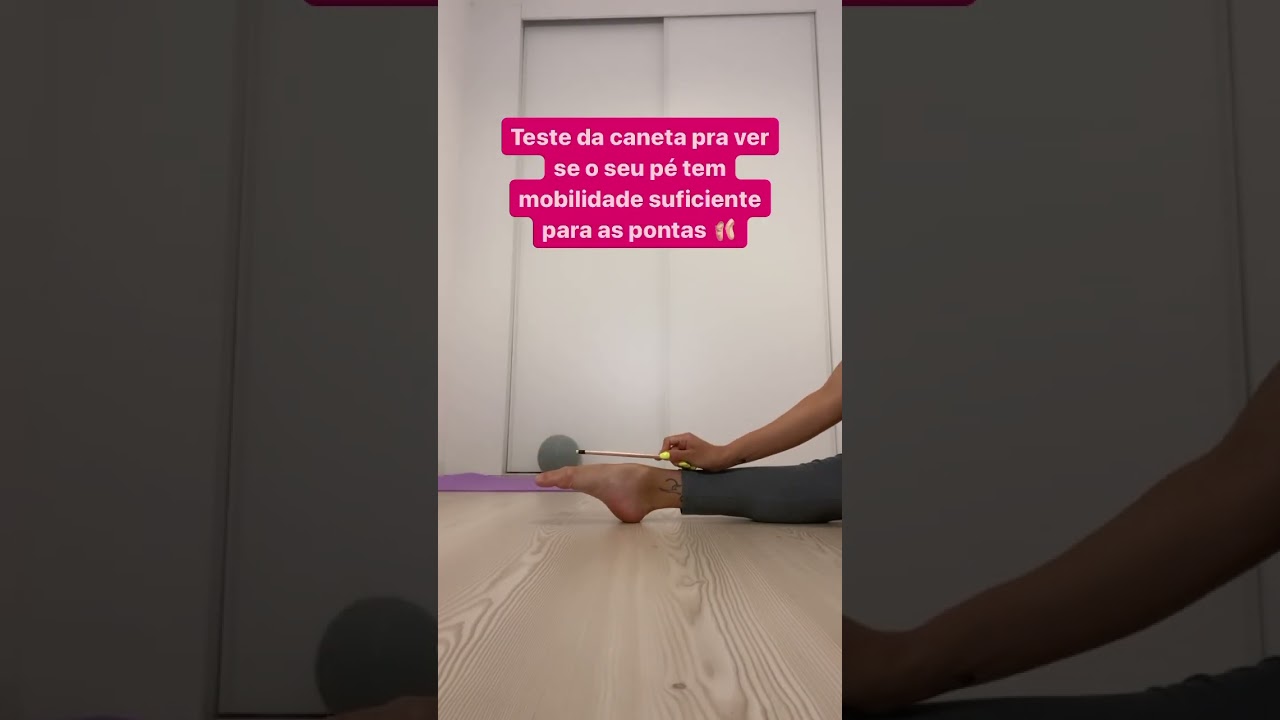 Sera que voc&ecirc; tem mobilidade no p&eacute; para usar sapatilha de ponta? 🩰 #dicadeballet #sapatilhadeponta