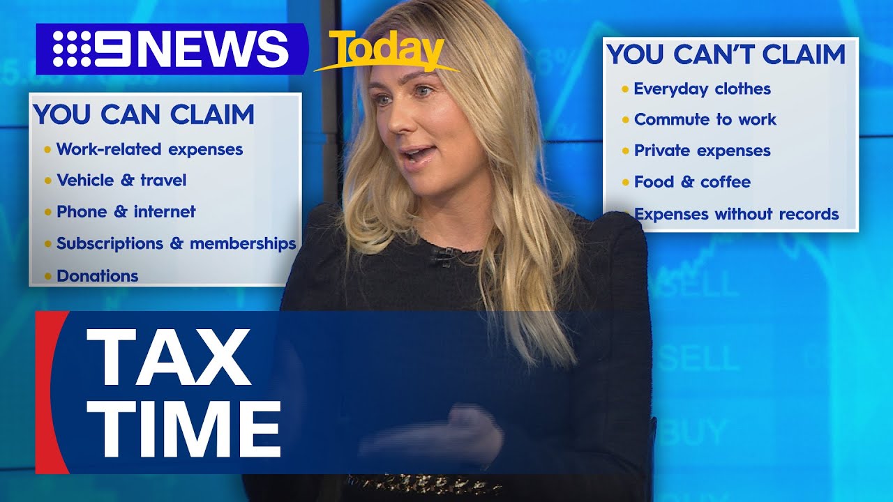 Last minute tips to help maximise your tax return | 9 News Australia