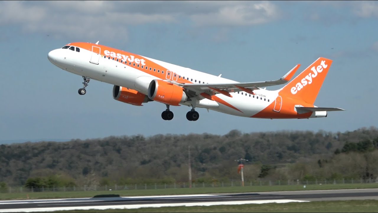 Sunny Bristol Airport Runway 27 Arrivals & Departures 