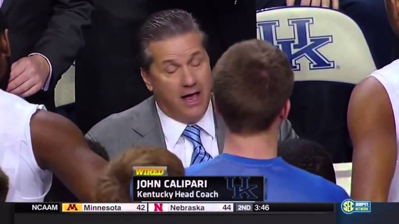 John Calipari mic'd up during the Vanderbilt game