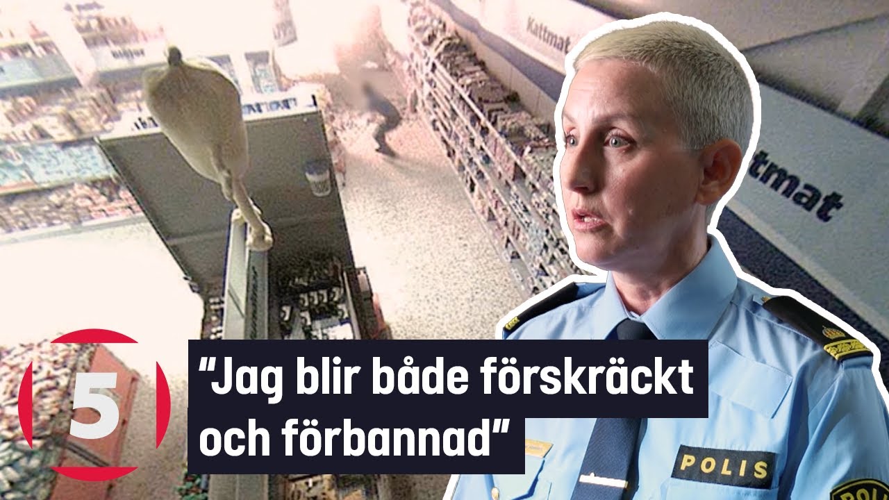 Fångat på polisens kamera | Två unga killar anlägger MORDBRAND – butik i lågor | Kanal 5 Sverige