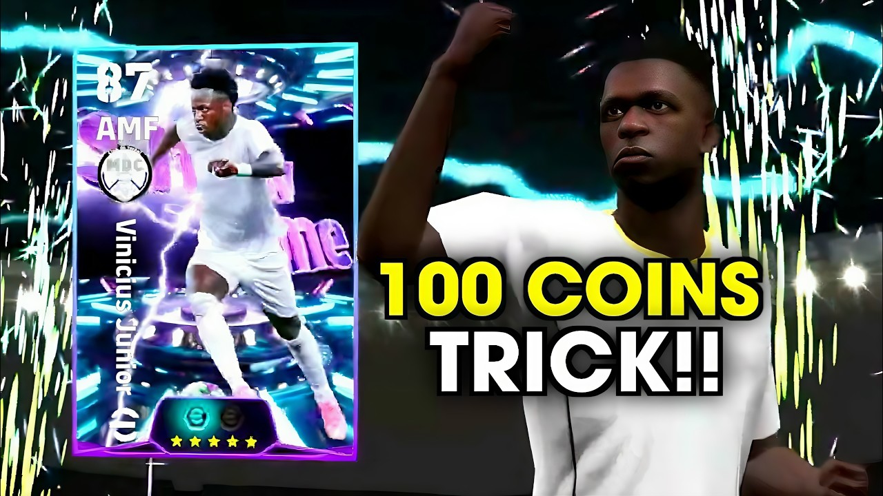 Trick To Get Show Time Vinicius Junior In eFootball 2026 Mobile