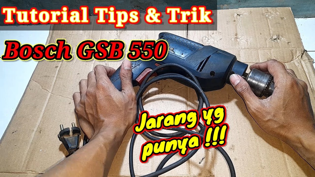 Jarang ada yang punya padahal kualitasnya 👍👍👍👍|| Bor Drill Bosch GSB 550 #bor #drill #bosch #tukang