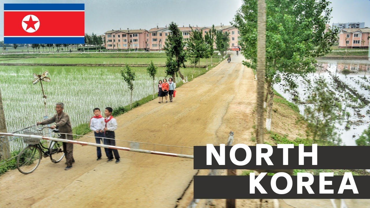 NORTH KOREA - TRAIN TRIP FROM CHINA TO PYONGYANG