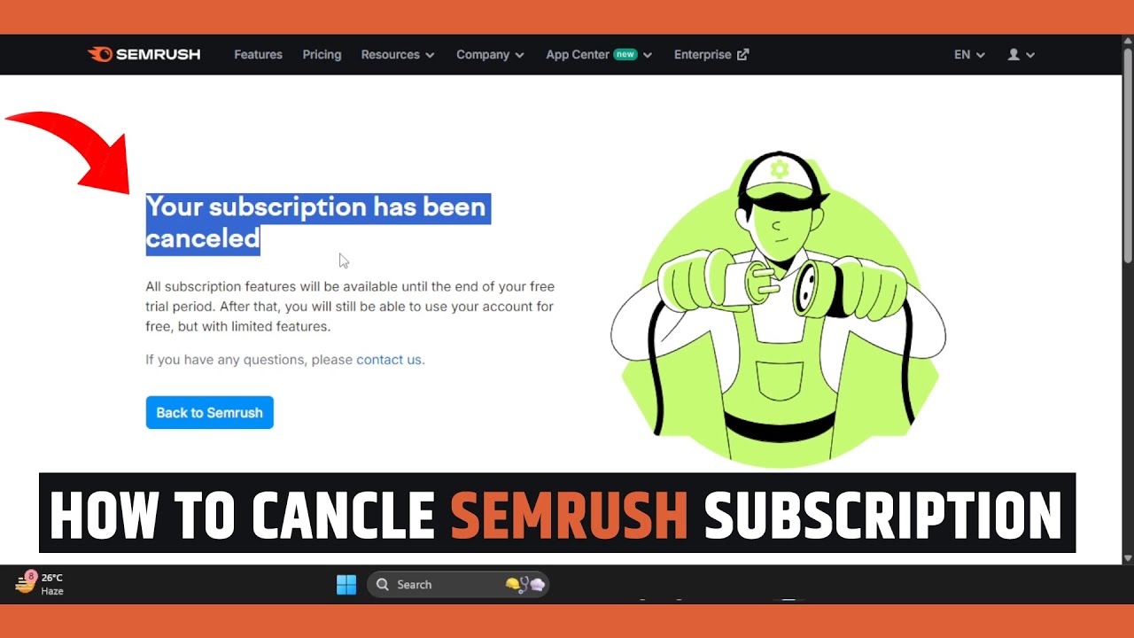 How to cancel semrush subscription [ 2025 ] | How to cancel semrush free trial | Keywords tools