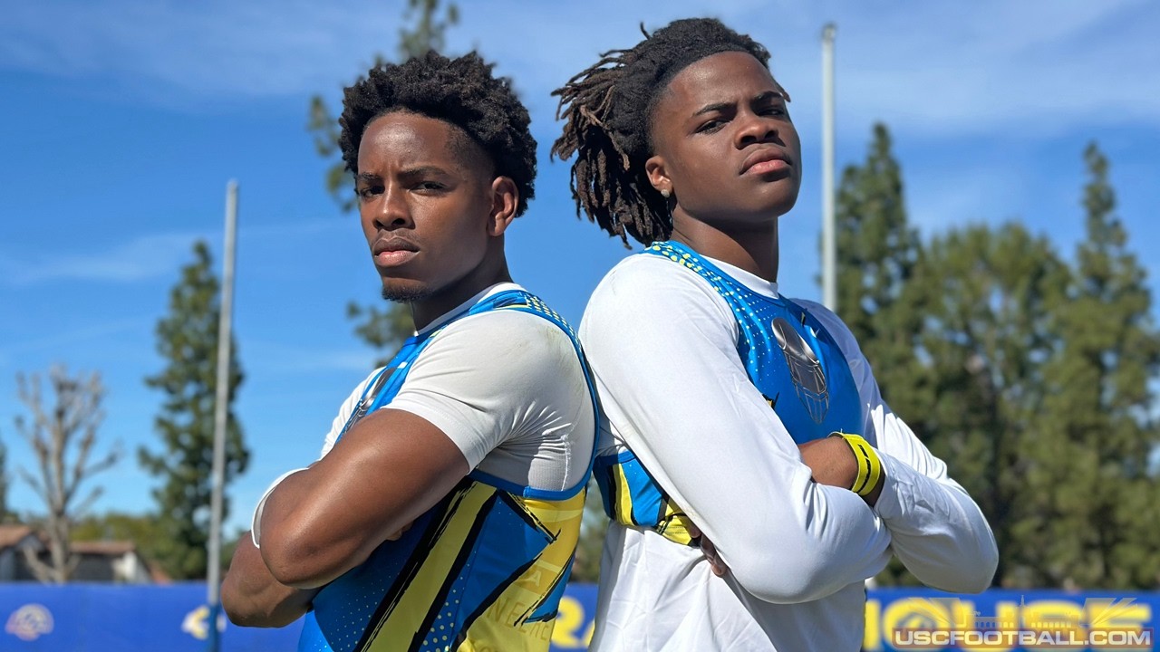 USC wide receiver commits Quentin Hale and Eli Woodard video showcase from The Opening Los Angeles