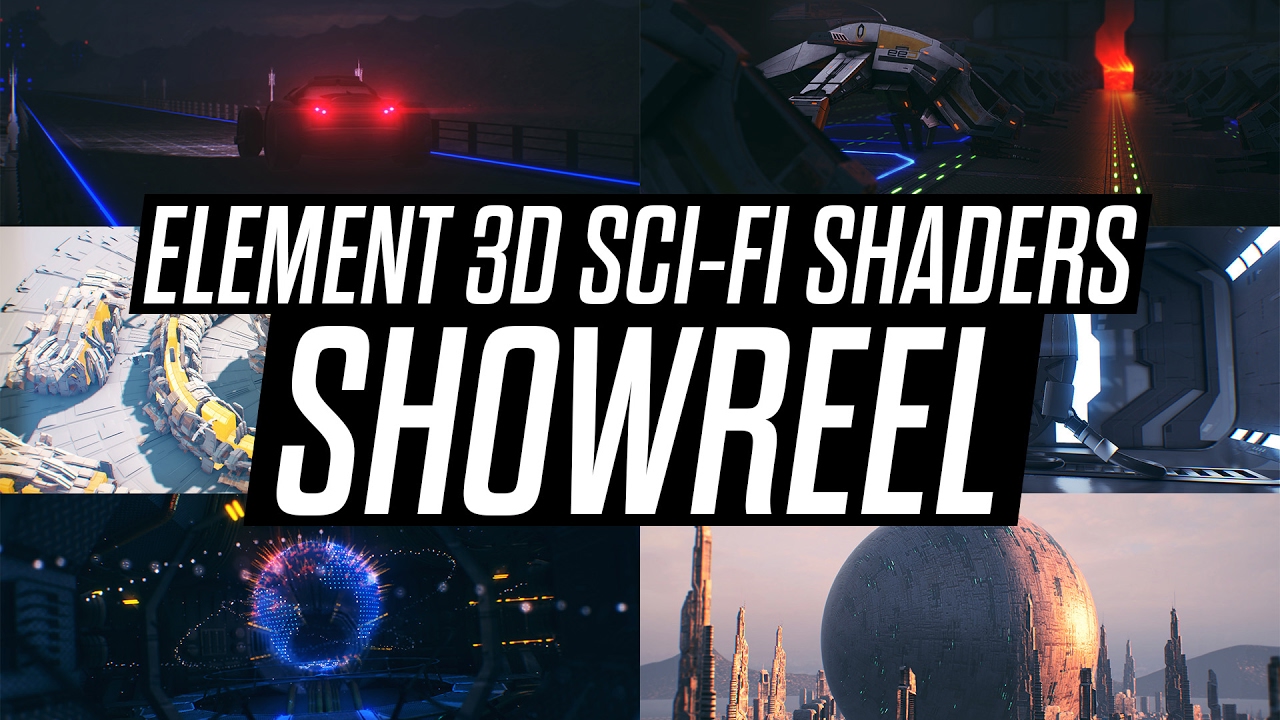 Element 3D Sci-fi Shaders - Out Now!