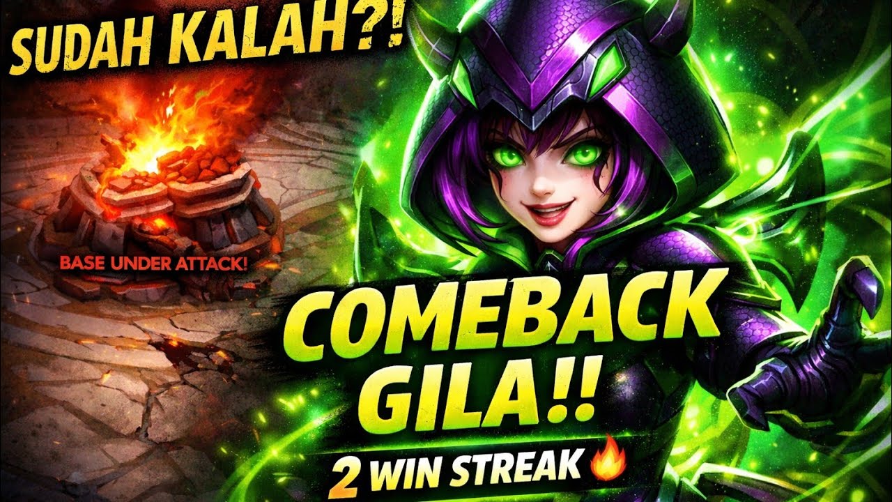 2 MATCH 2 WIN – COMEBACK GA MASUK AKAL | MLBB LIVE