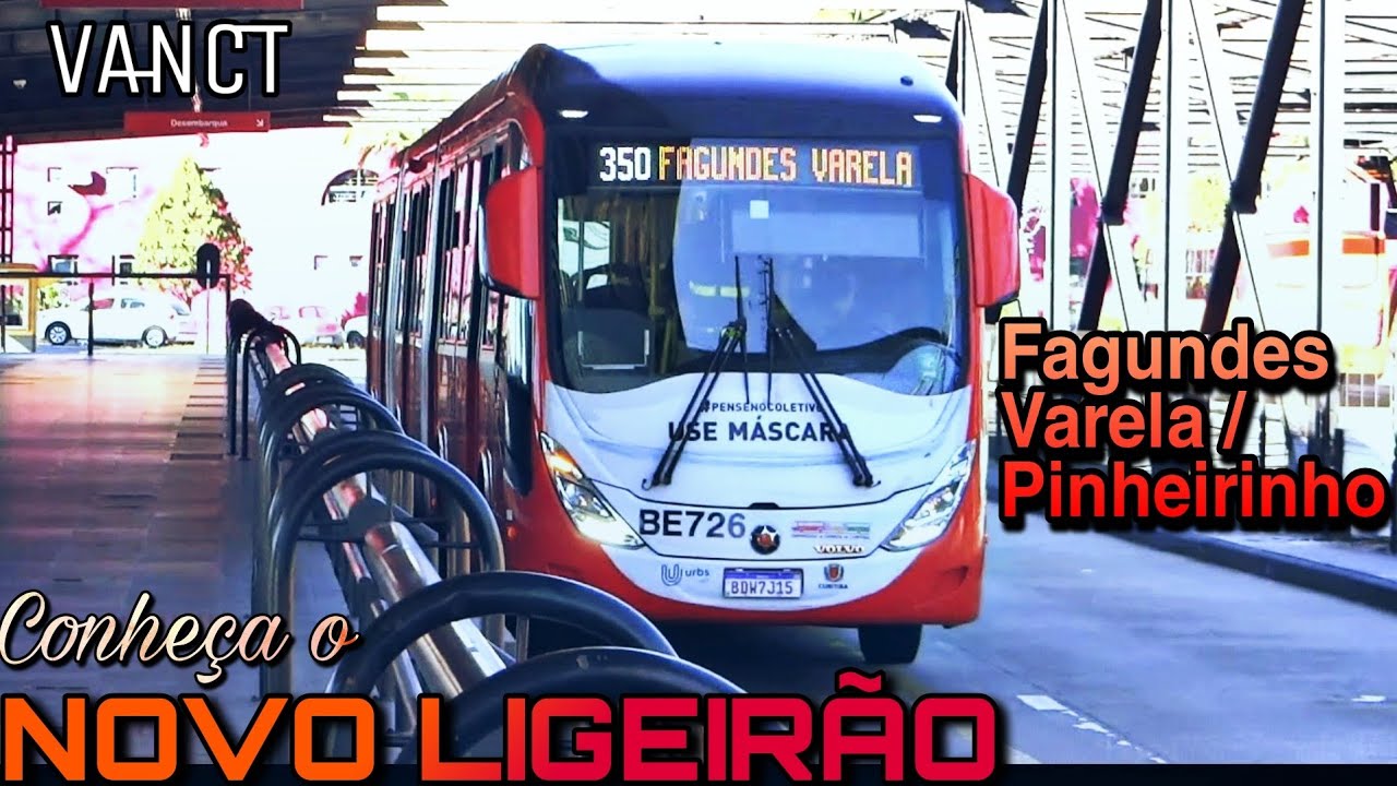Conheça o NOVO LIGEIRÃO 350 - FAGUNDES VARELA / PINHEIRINHO - Trajeto Completo