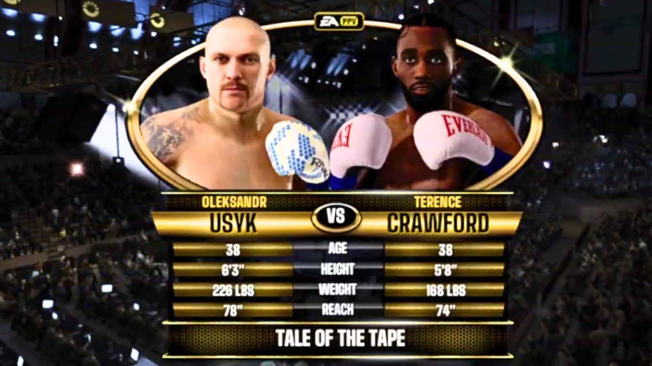 Oleksandr Usyk vs Terence Crawford FULL FIGHT | Fight Night Forever AI Simulation Gameplay