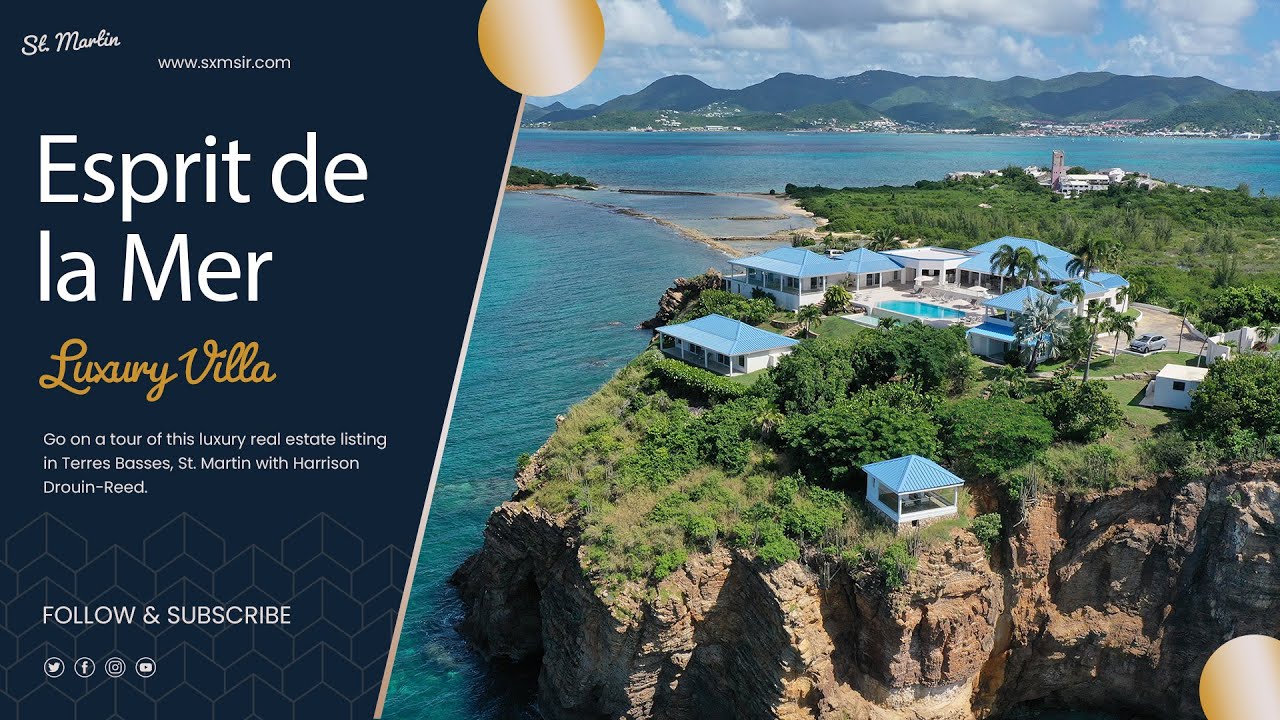Go on a tour of this Luxury Villa in St. Martin - Esprit de la Mer