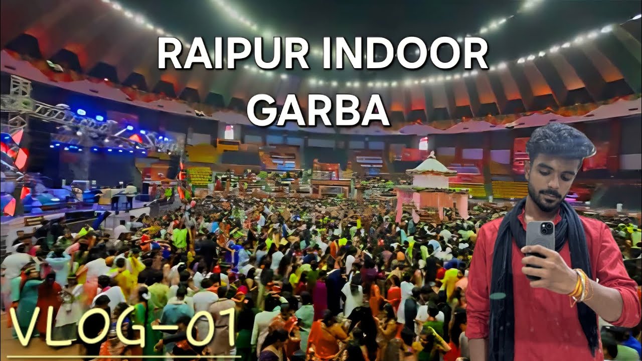 Raipur Garba Event at Indoor stadium #raipur  #garba  #navratri #truedialogue  #viral 